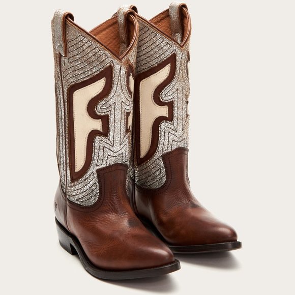 RARE Frye Billy Underlay Festival Cute Cowboy Boot - Picture 2 of 16